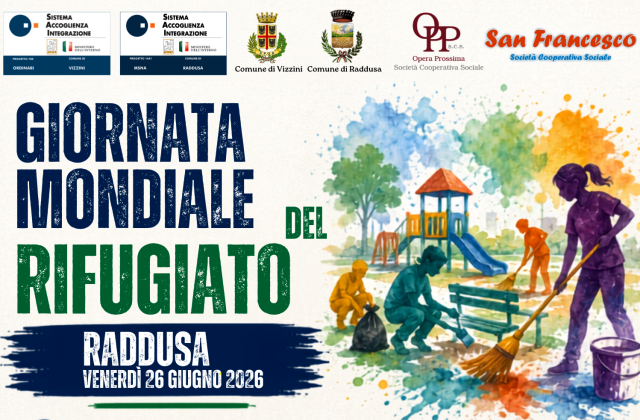 Raddusa celebra domani, venerdì 26 giugno, la Giornata Mondiale del Rifugiato 2026